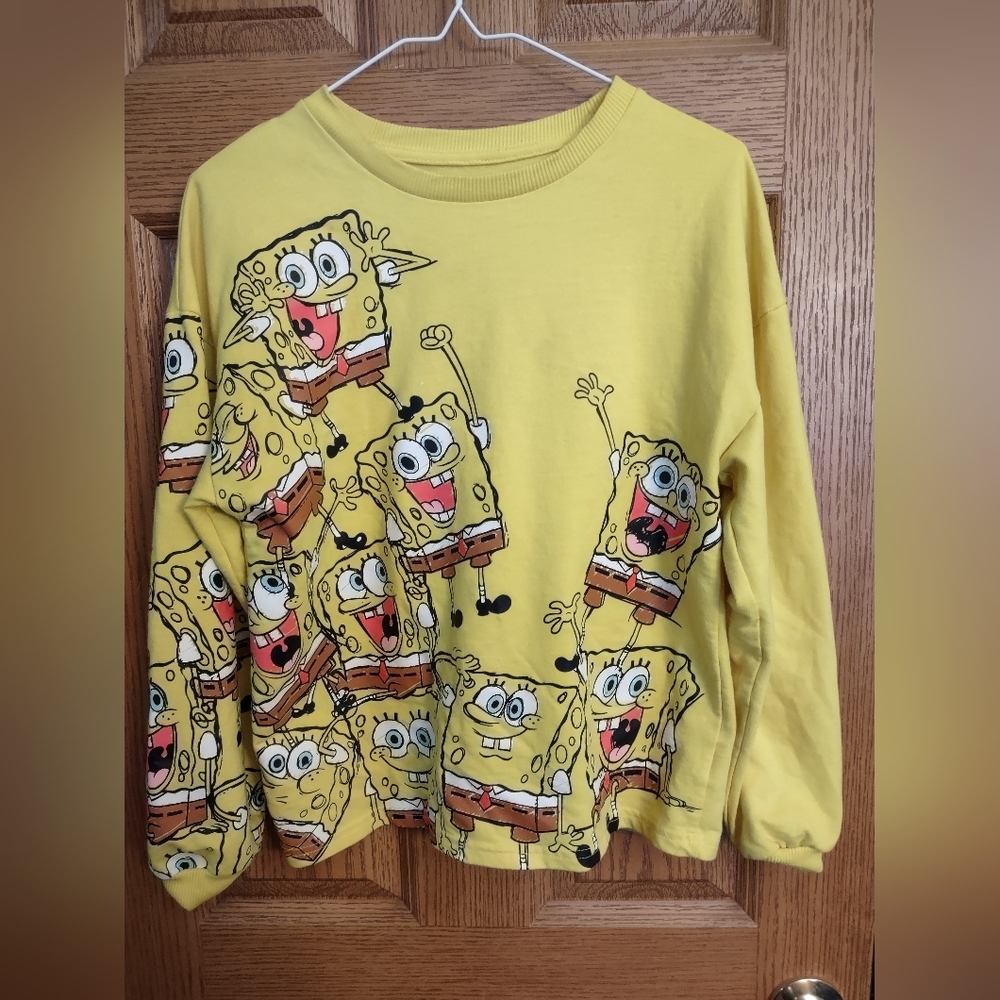 (S) Nickelodeon SpongeBob crop top